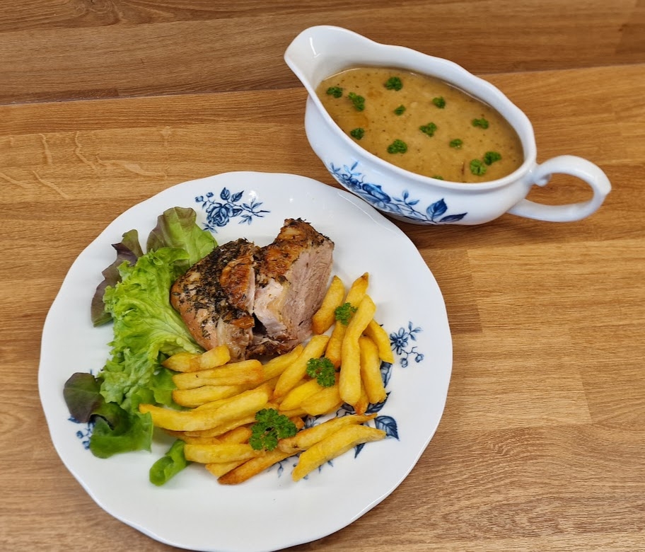 Sült-párolt pulykacomb a gyorsfőzőből