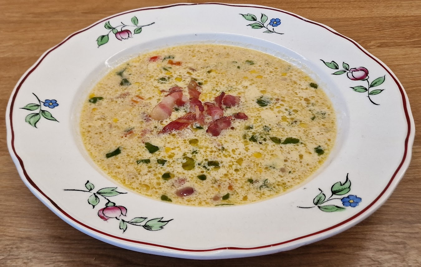 Laktózmentes kukoricaleves